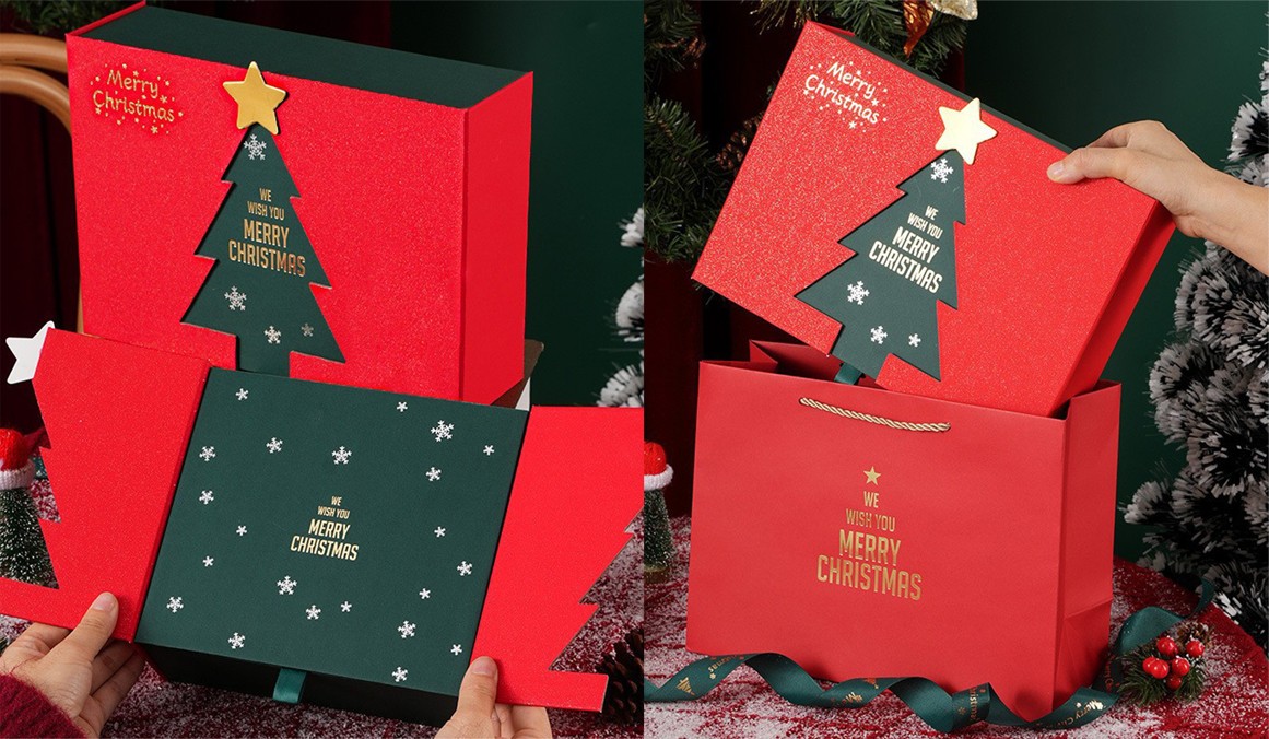 聖誕節精裝禮盒(可於盒身加上公司名稱)