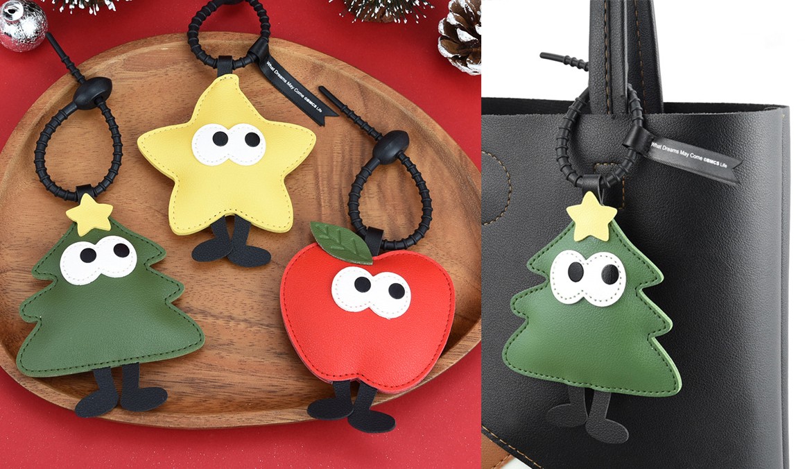 聖誕節皮革掛飾(可訂製LOGO)